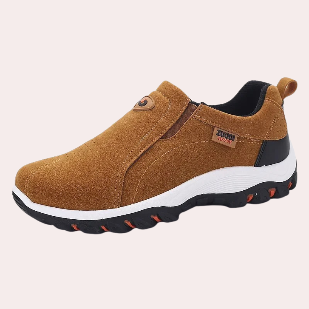 Herren Orthopädische Schuhe Gummisohle Schwarz - Eveloria