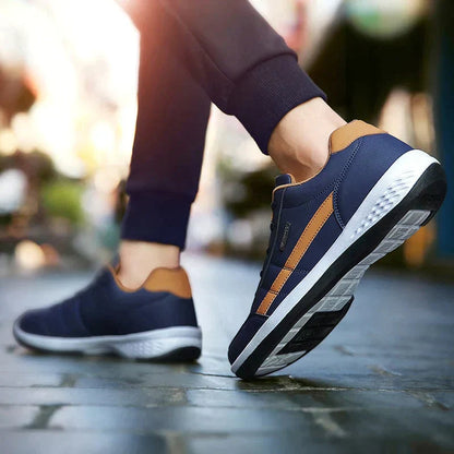 Walking-Schuhe – Schnürschuhe – Orthopädisch – Herren-Sneaker – Turnschuhe-Chaps Herrenmode