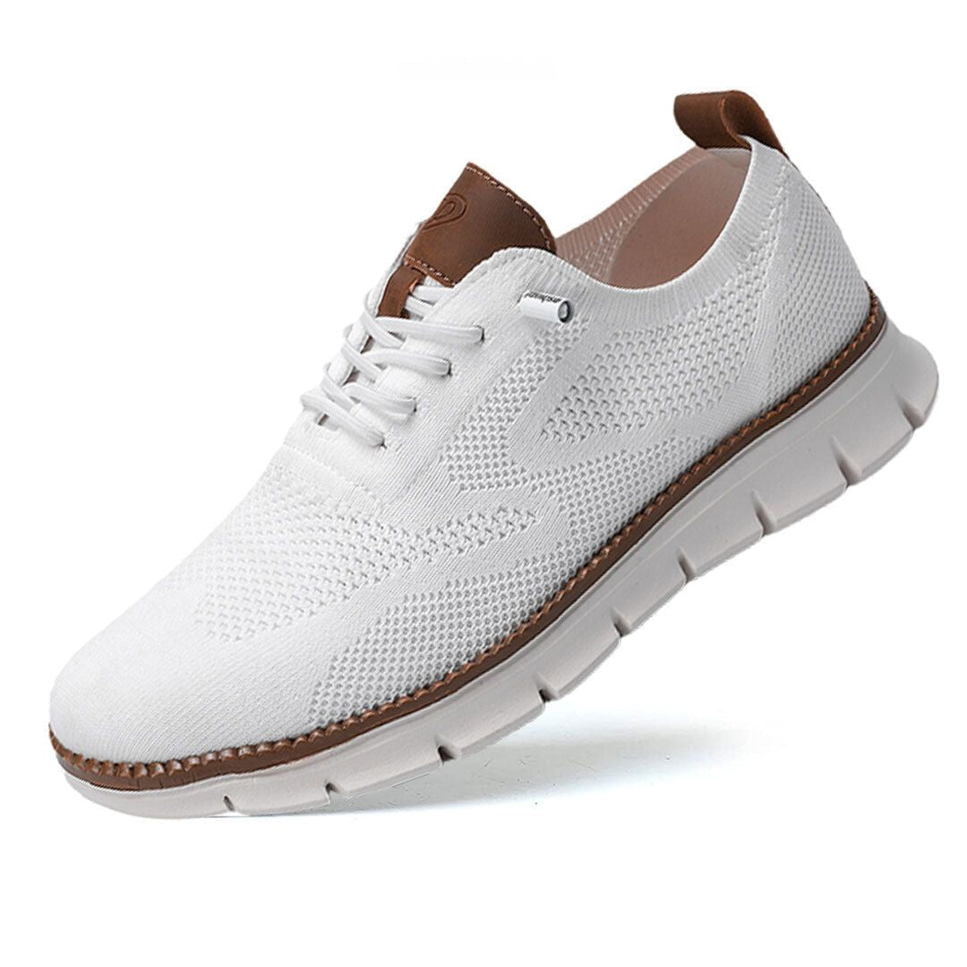 Wanderschuhe | Atmungsaktiv | Mesh | Slip-On-Schuhe | Herrenschuhe-Weiß-39-Chaps Herrenmode