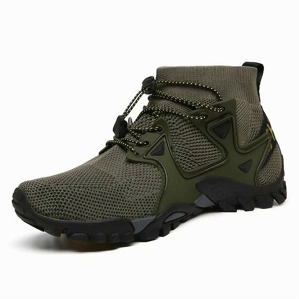 Herren Wanderschuhe Mesh Atmungsaktiv Schwarz - Eveloria