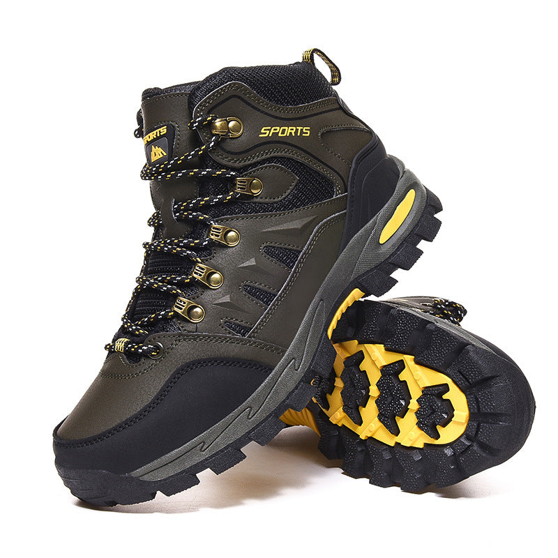 Wanderschuhe – Wasserdicht – Outdoor – Wanderschuhe – Herrenschuhe-Grün-40-Chaps Herrenmode