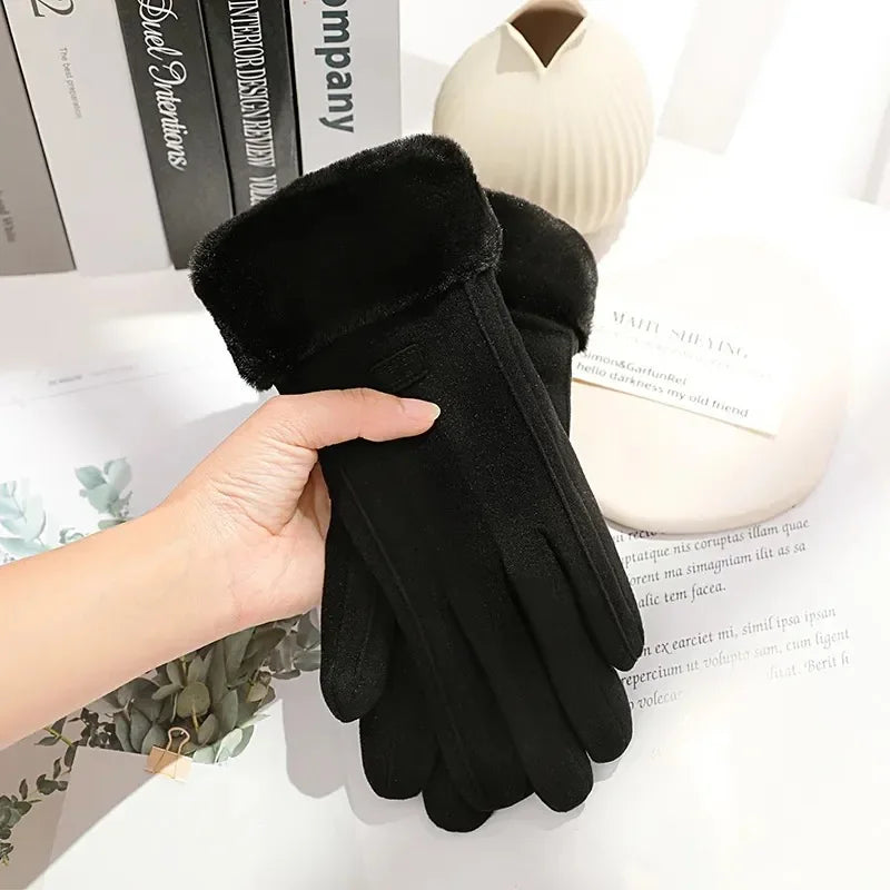 Damen Winterhandschuhe Eveloria Woll