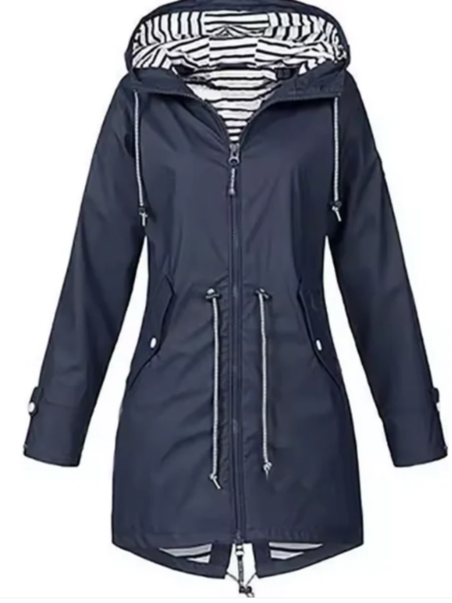 Eveloria Damen Regenjacke Wasserfest Mit Kapuze