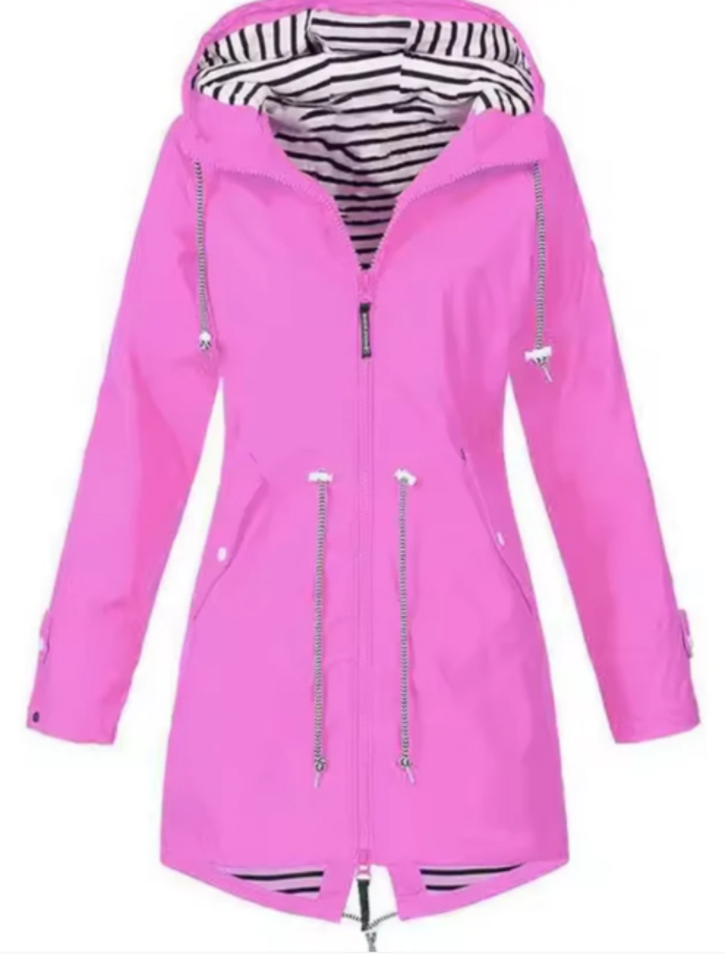 Eveloria Damen Regenjacke Wasserfest Mit Kapuze