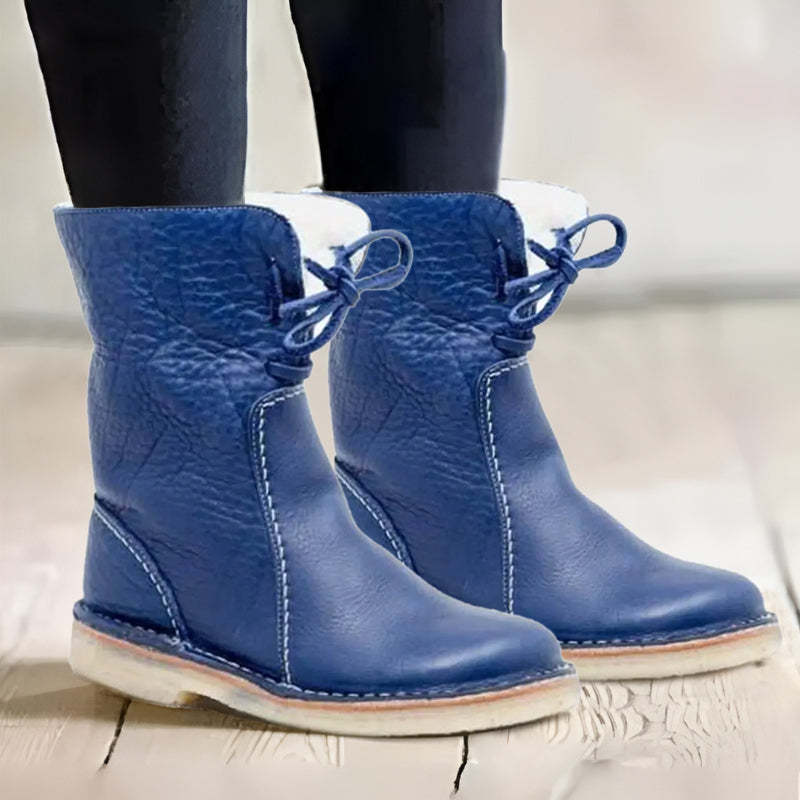 Damen Winterstiefel Wasserdicht Warme Wollfütterung