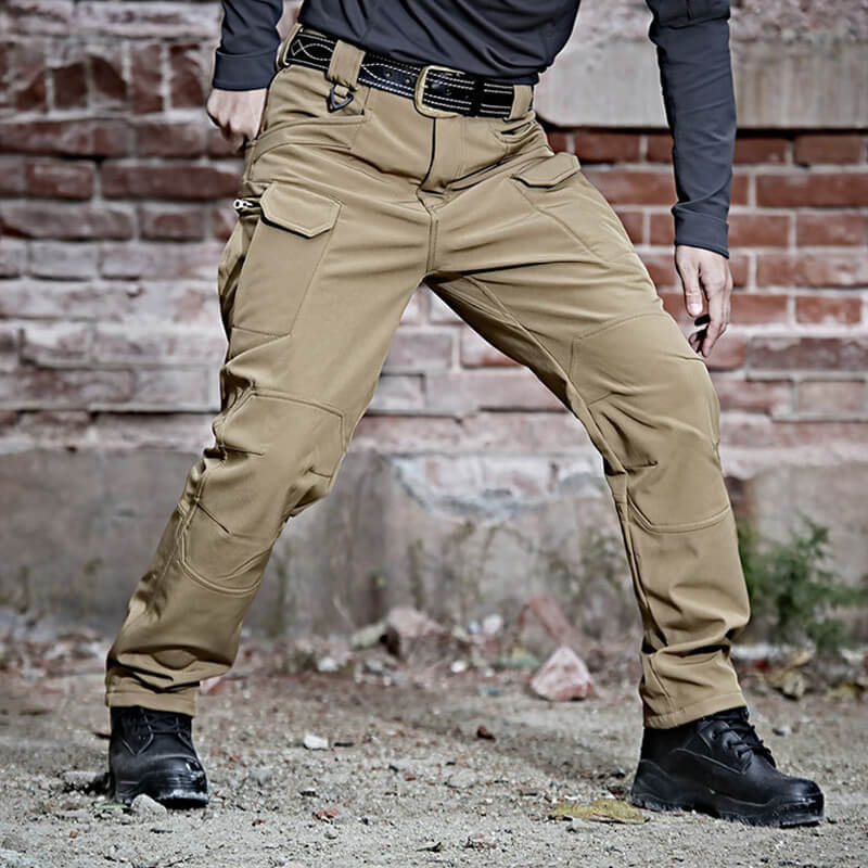 Eveloria Herren Softshell-Winterhose Wasserdicht