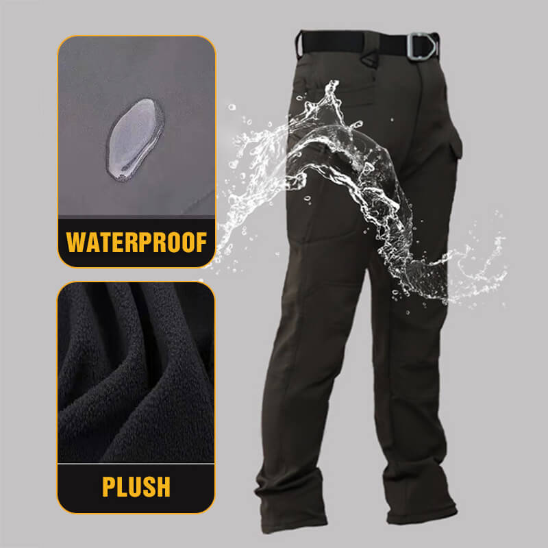 Eveloria Herren Softshell-Winterhose Wasserdicht