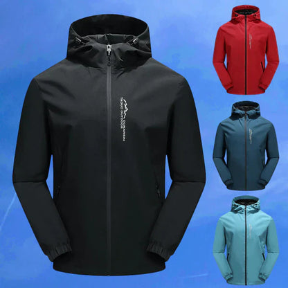 Eveloria Damen Outdoor-Jacke Wasserdicht Winddicht Mit Kapuze - Eveloria