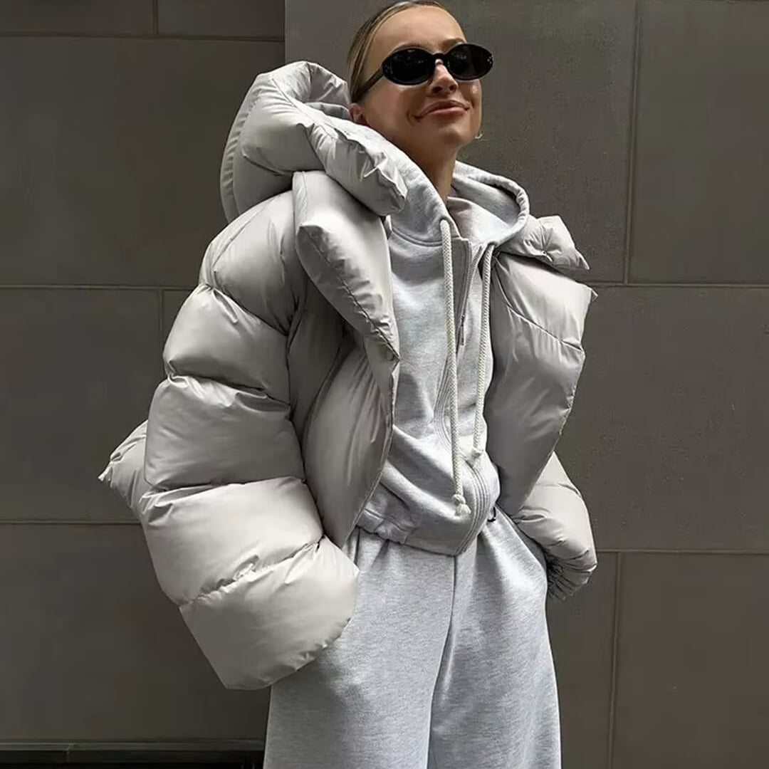 Damen Wintersteppjacke Übergroß