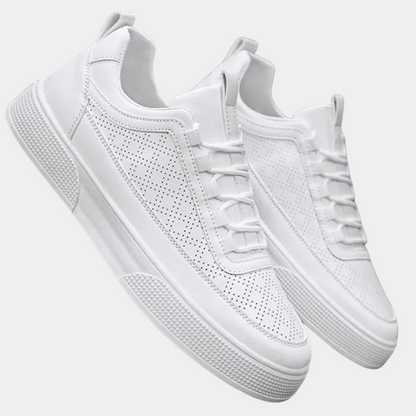 Herren Leichte Slip-On Sneakers Weiß Sommer - Eveloria