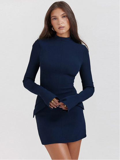 Damenkleid mit Kragen - Eveloria