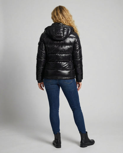 Damen Gepolsterte Pufferjacke Warm