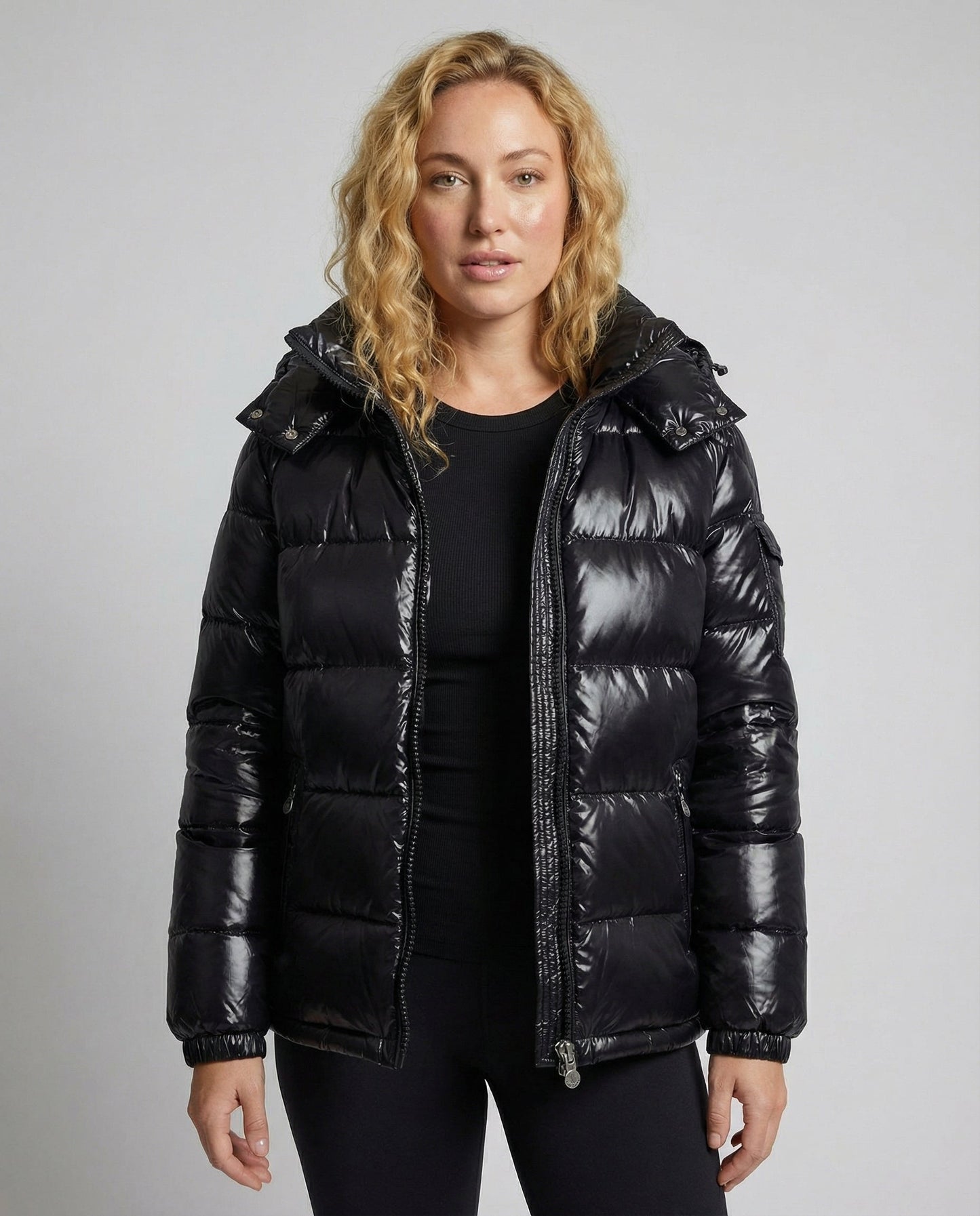 Damen Gepolsterte Pufferjacke Warm - Eveloria