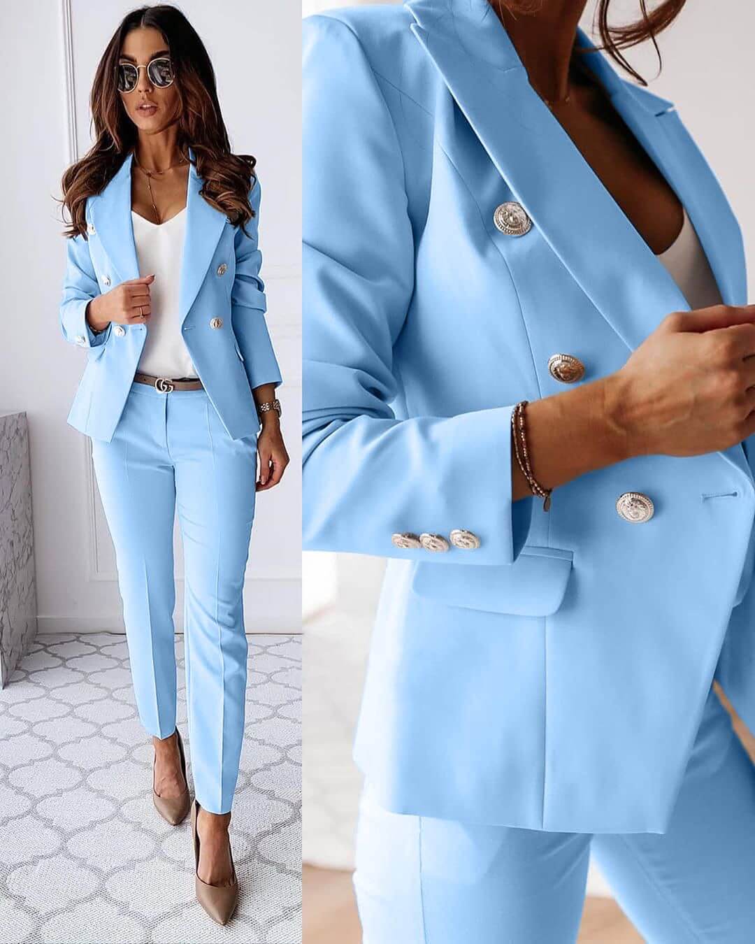 Eveloria Damen Elegant Zweiteiliges Paket - Eveloria