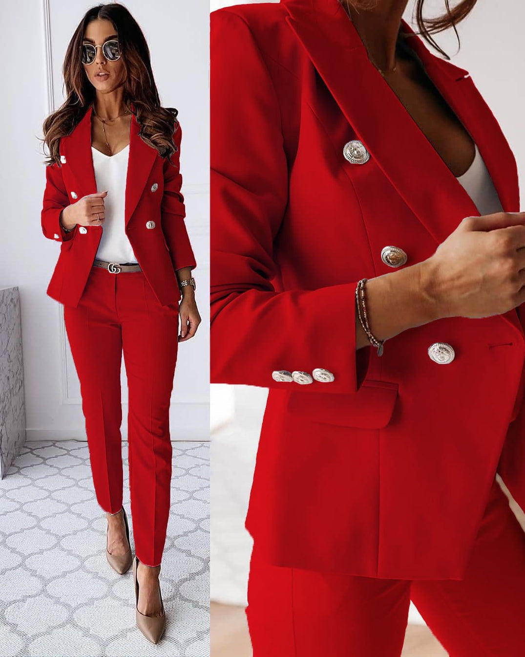 Eveloria Damen Elegant Zweiteiliges Paket
