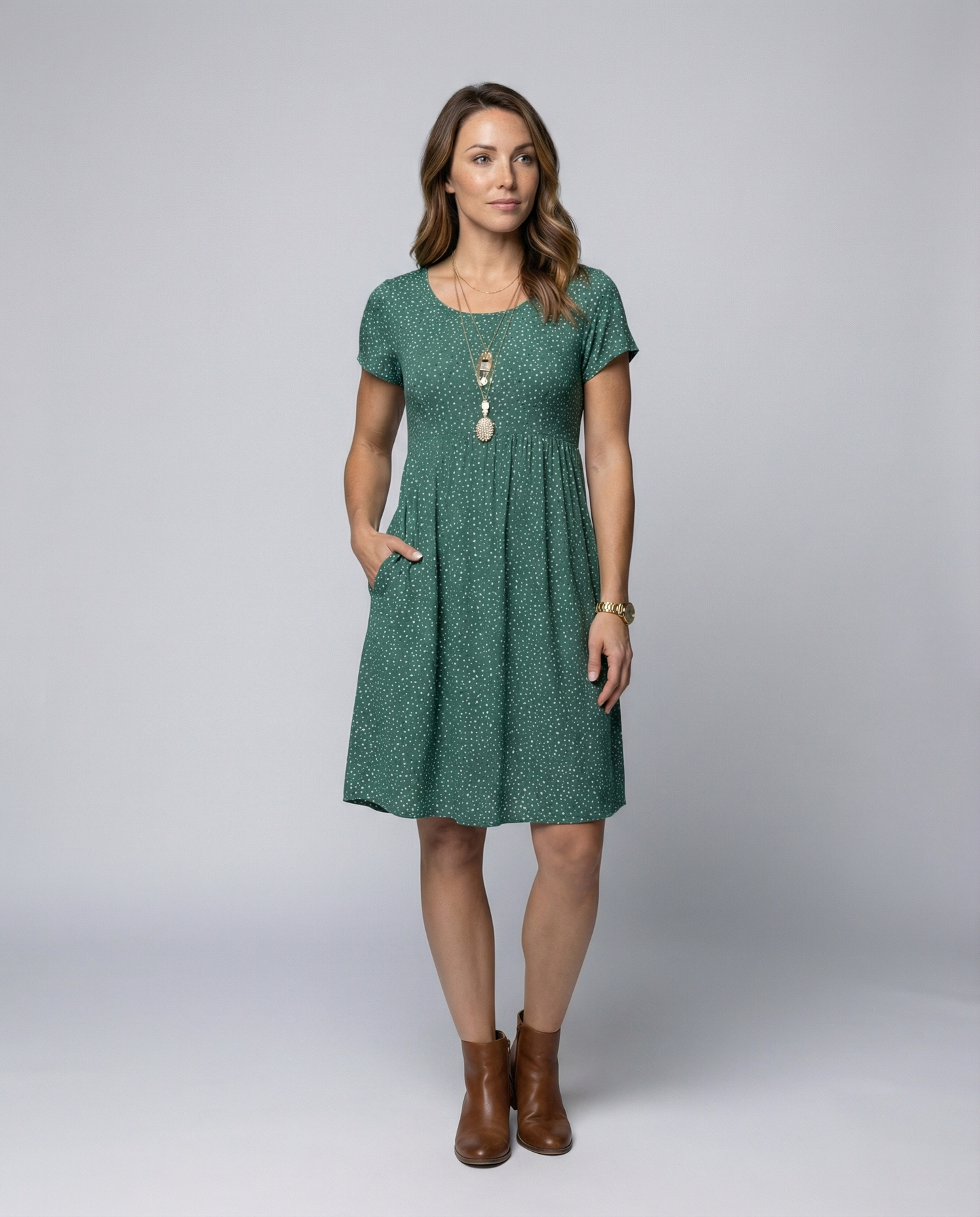 Damen Blumenkleid Sommerlich Leicht - Eveloria