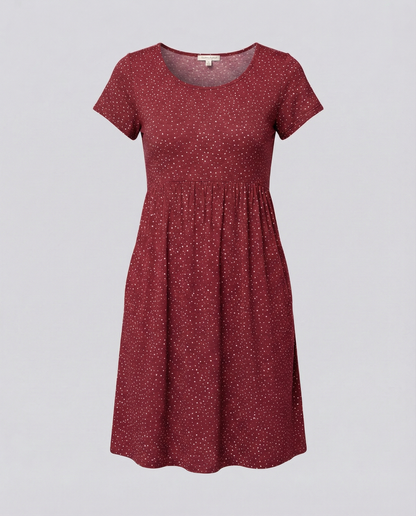 Damen Blumenkleid Sommerlich Leicht
