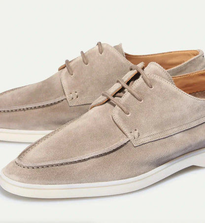 Wildleder-Loafers | Schnürschuhe | Wildlederschuhe | Anzugschuhe | Herren-Wildleder-Slipper-Chaps Herrenmode