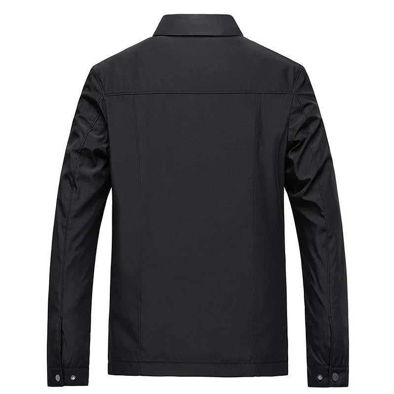 Winddichte Jacke - Leichte Wasserjacke mit Reißverschluss für Männer-Chaps Herrenmode