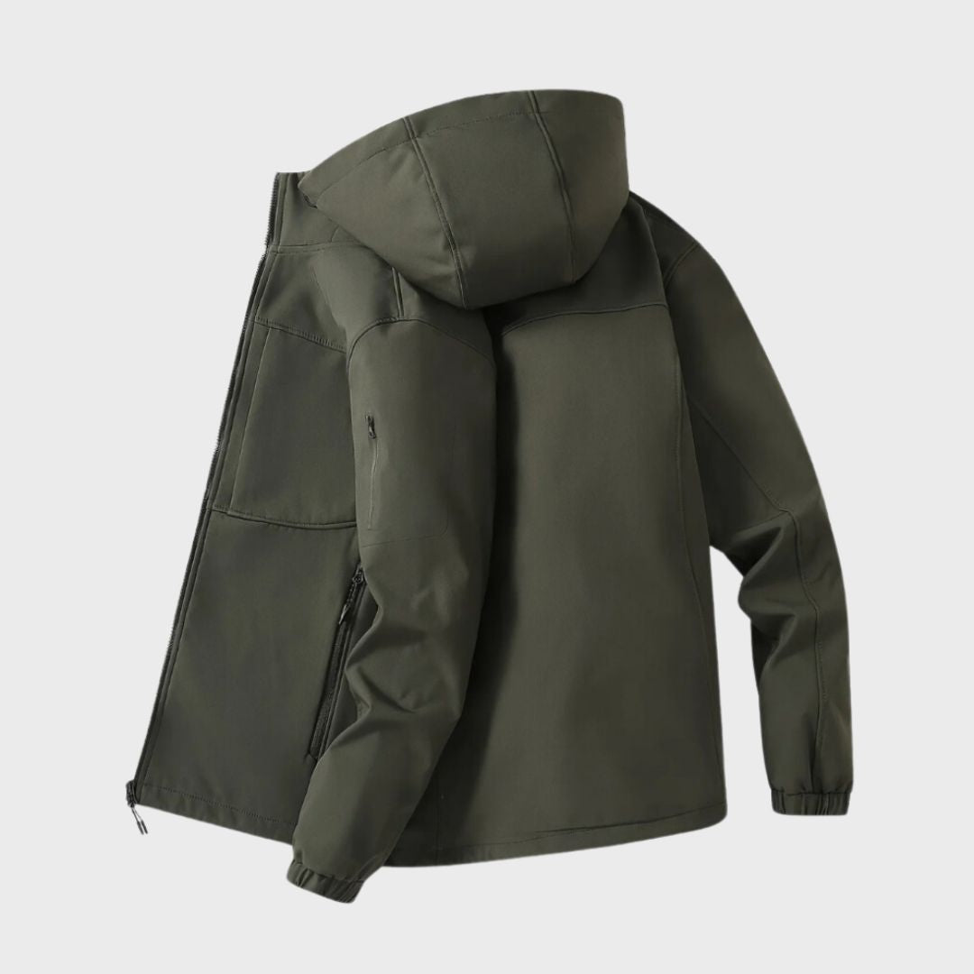 Windjacke – mit Kapuze – Outdoor – Softshelljacke – wasserdichte Jacke für Herren-Chaps Herrenmode