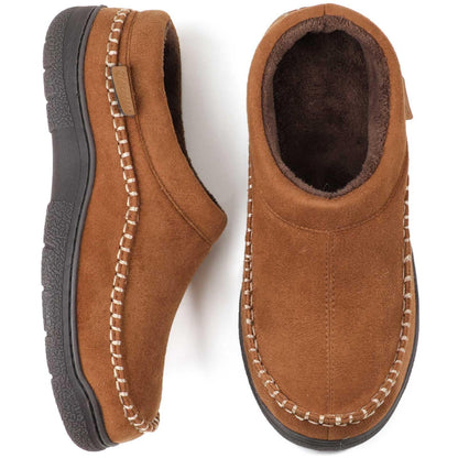 Winter Clogs | Warm | Fell gefüttert | Slipper | Herren Hausschuhe-Chaps Herrenmode