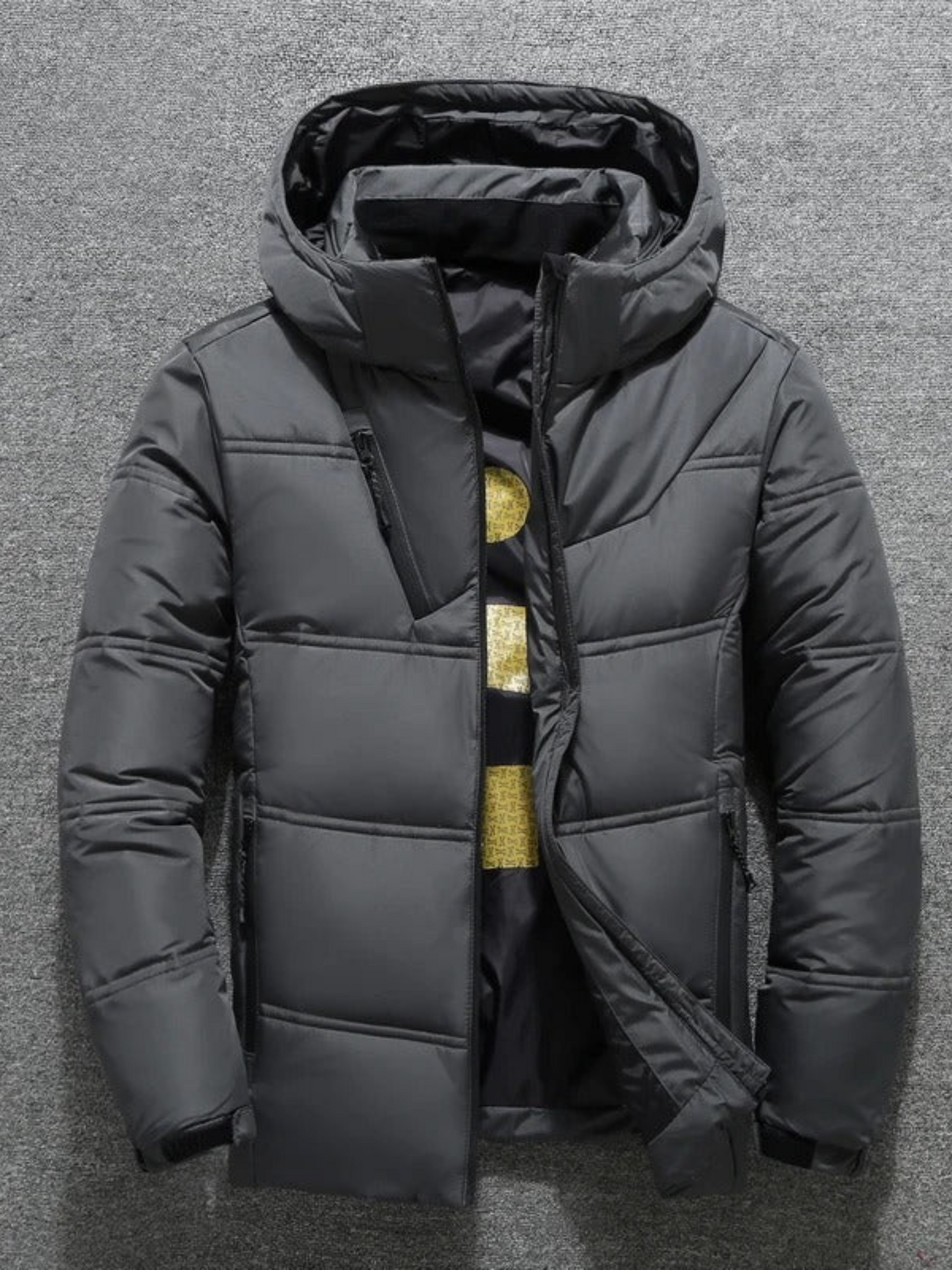Herren Winter-Daunenjacke Leicht Wasserabweisend