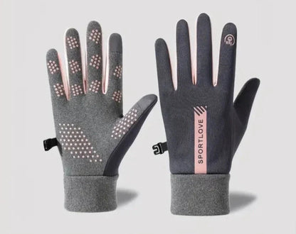 Eveloria Winterhandschuhe Mikrosilikongriff Touchscreen