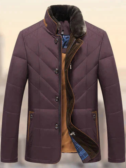 Eveloria Herren Winterjacke Leicht Slim Fit