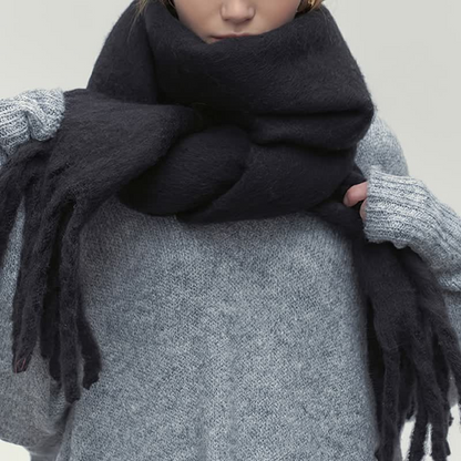 Damen Winter-Schal Geknüpft Klassisch