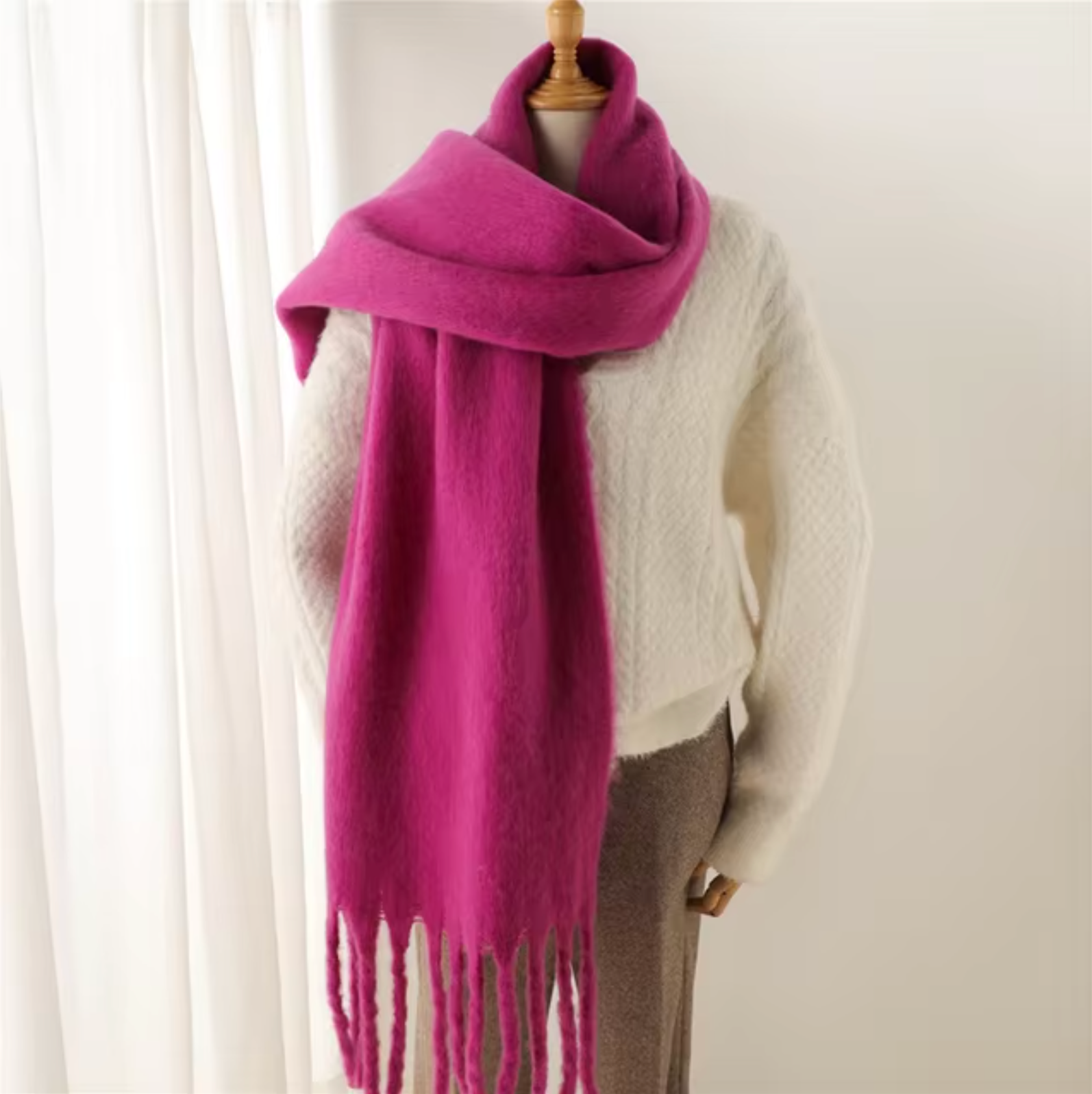 Damen Winterschal Pashmina-Design Dick - Eveloria