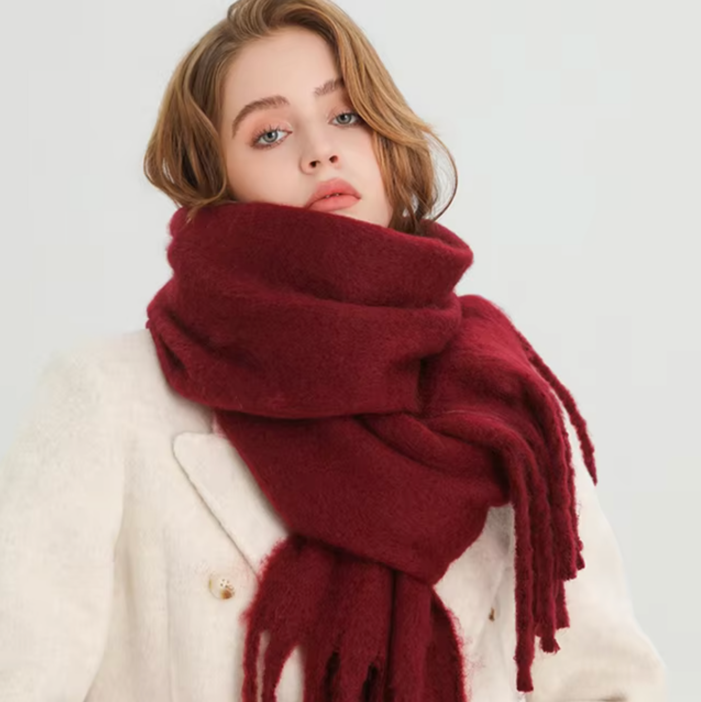 Damen Winterschal Pashmina-Design Dick