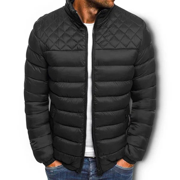 Herren Winterjacke Leichte Daunenjacke Reißverschluss - Eveloria