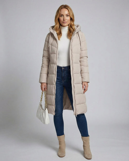 Damen Daunenjacke Mit Kapuze - Eveloria
