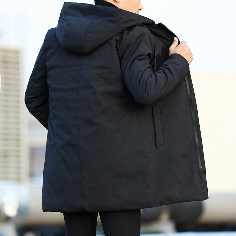 Winterparka – Gefütterte, Wasserdichte Winterjacke Mit Kapuze Für Herren-Chaps Herrenmode