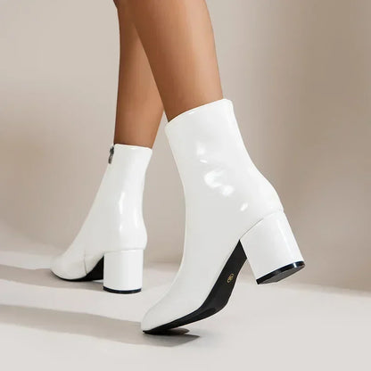 Damen Spitzstiefel Modisch