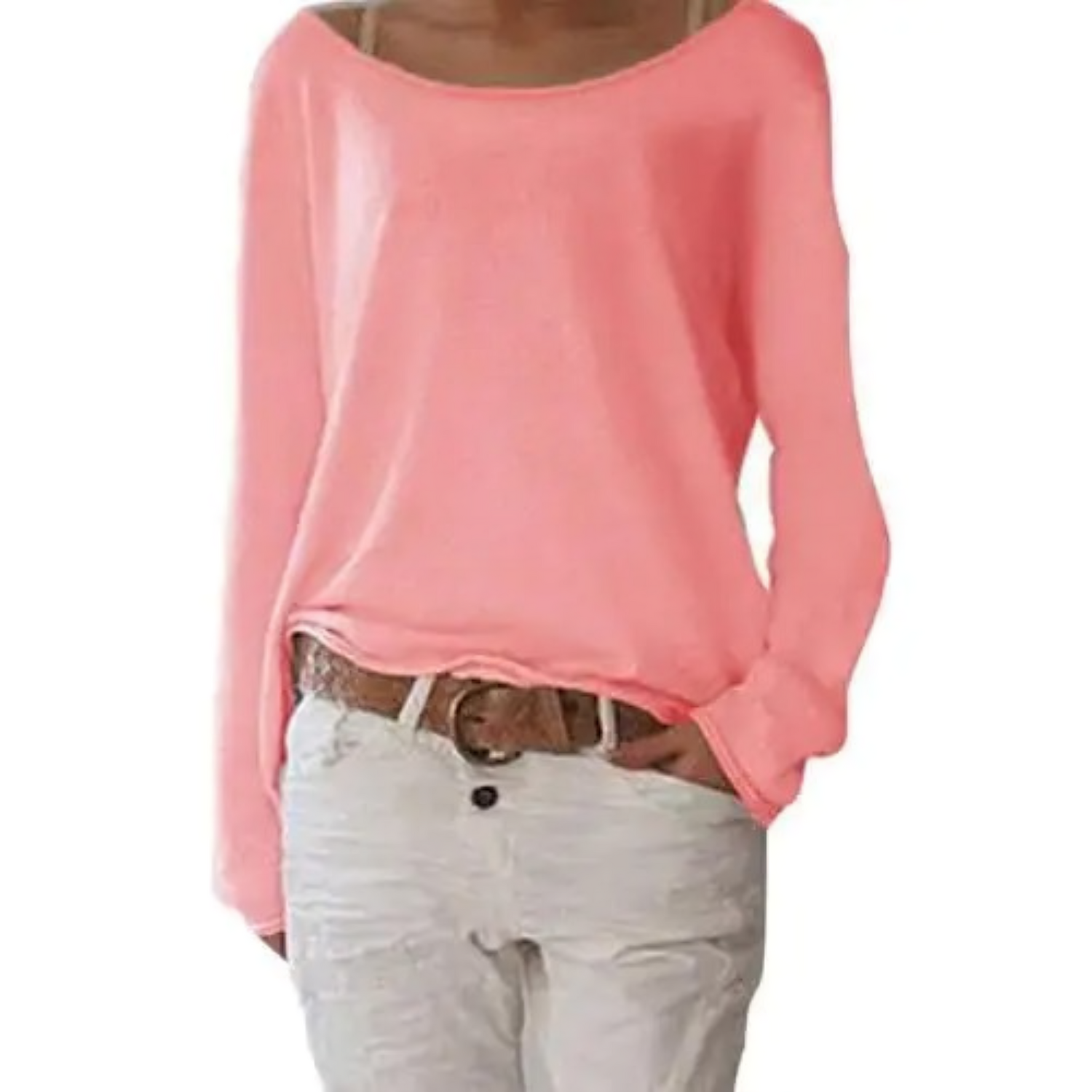 Eveloria Damen Wollpullover Casual Beige - Eveloria