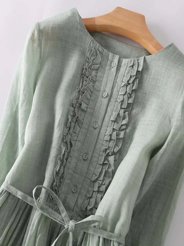 Eveloria Damen Kleid Elegant