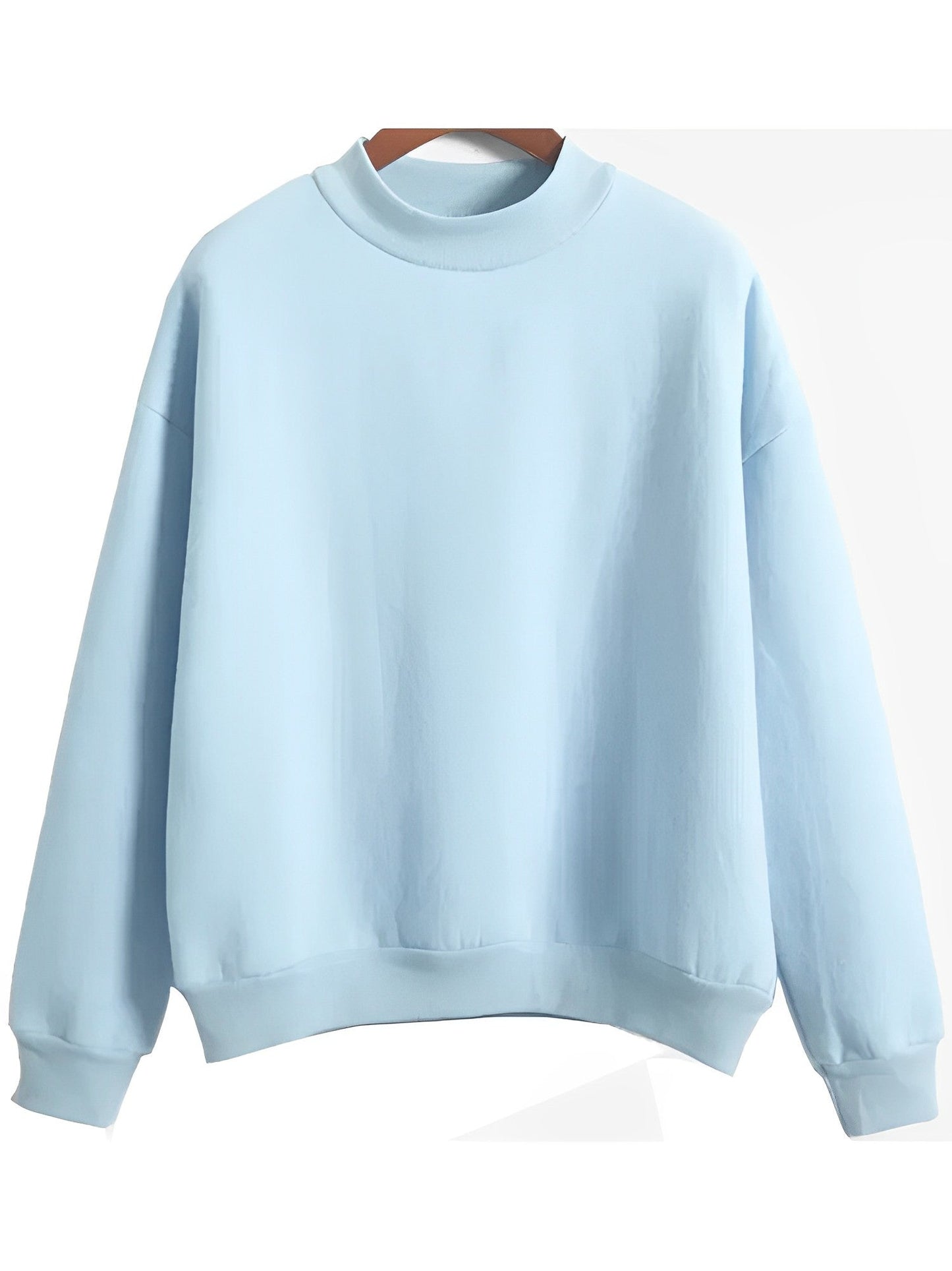 Eveloria Damen Basic-Pullover Bequem Locker