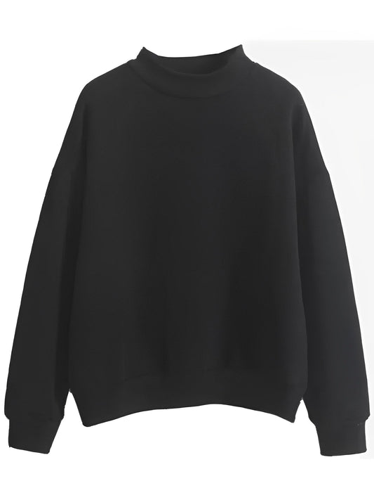 Eveloria Damen Basic-Pullover Bequem Locker - Eveloria