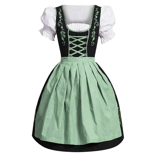 Bayerisches Trachtenkleid Damen Oktoberfest Dirndl - Eveloria