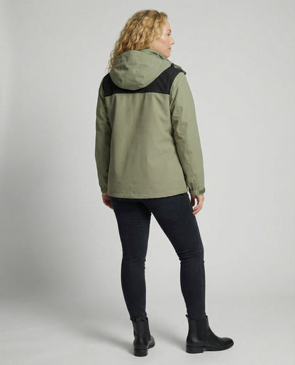 Damen Winterjacke Fleece Warm Eveloria