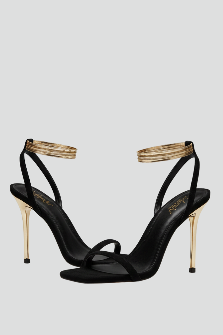 Damen High-Heel-Sandalen Riemchen Knöchelriemen - Eveloria