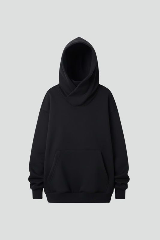 Damen Hoodie Hochkragen Weite Kapuze - Eveloria