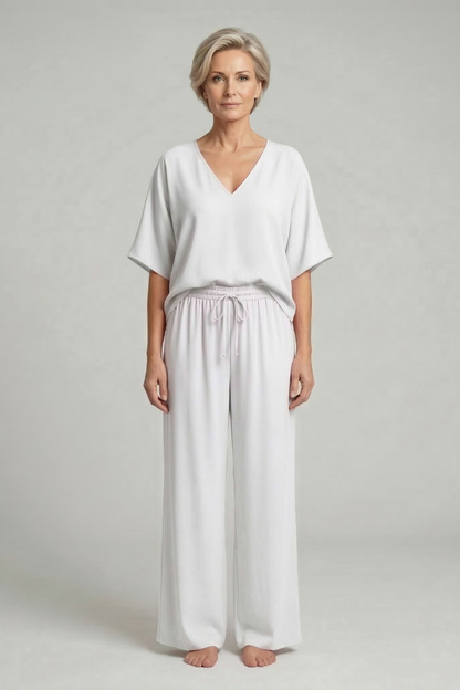 Damen Zweiteiliges Set Weite Hose
