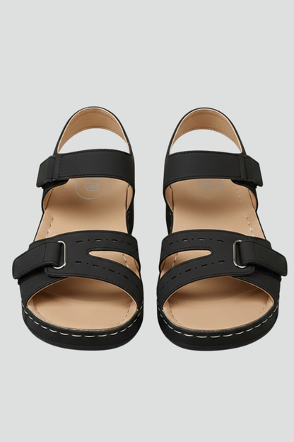 Damen Keilsandalen Schlaufenriemen Zehenbereich - Eveloria