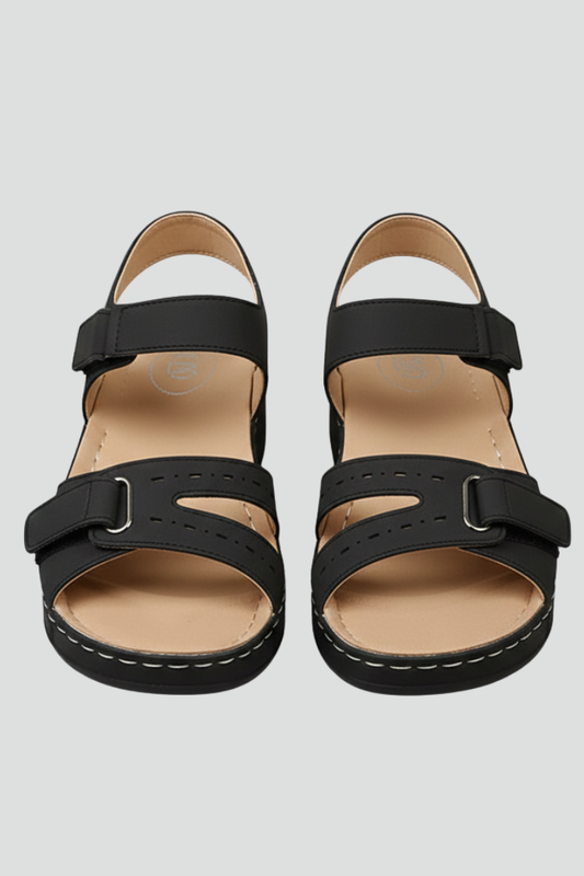 Damen Keilsandalen Schlaufenriemen Zehenbereich - Eveloria