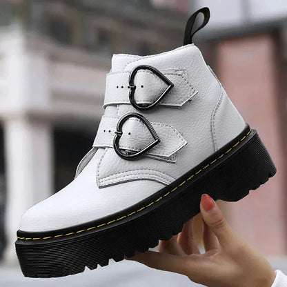 Damen Stiefeletten Dicke Sohle