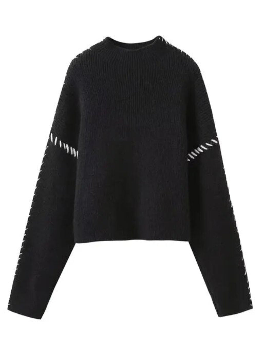 Damen Übergröße Pullover Lässiger Schnitt