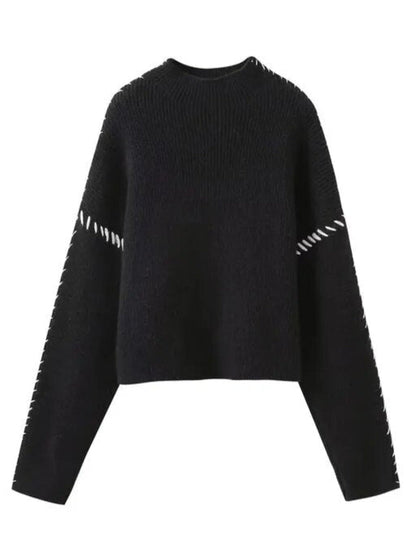 Damen Übergröße Pullover Lässiger Schnitt