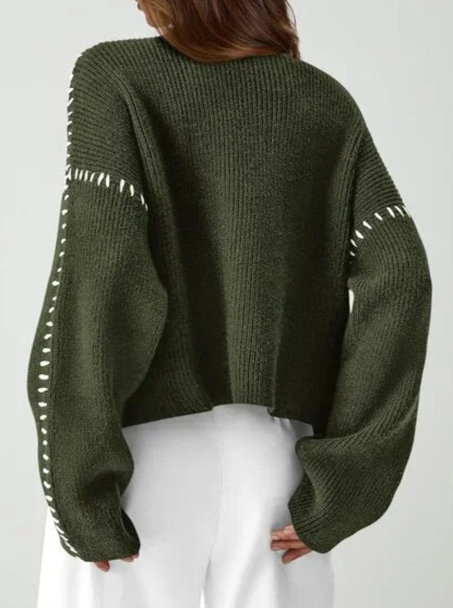 Damen Übergröße Pullover Lässiger Schnitt